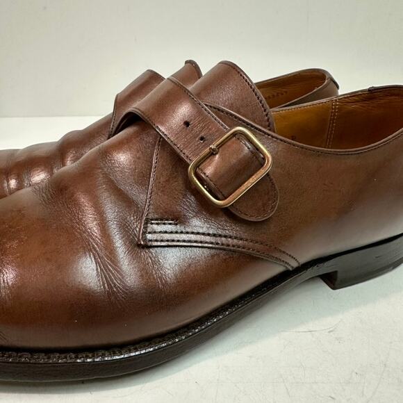 NEW HEELS Crockett & Jones x Brooks Brothers Single Monk Brown Made England 11 main image 6